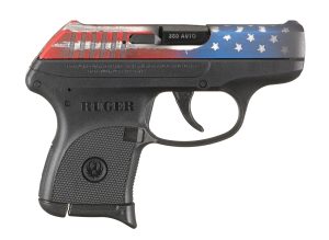 Ruger 13710 LCP 380 ACP 2.75" 6+1 American Flag Cerakote, Black Polymer Gr