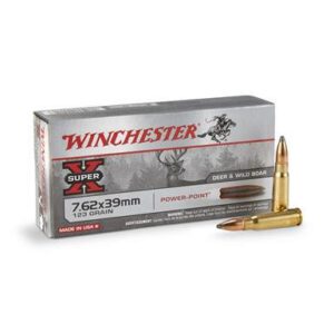 Winchester Super-X, 7.62x39mm, PP, 123 Grain, 20 Rounds