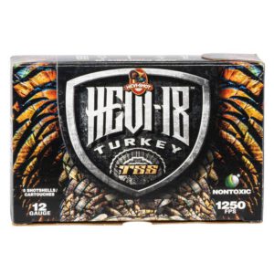 Hevi-Shot Hevi-18 Turkey 12 Gauge Ammunition 5 Round Box 3-1/2" #7 Tungsten Lead Free 2-1/4oz 1250 fp