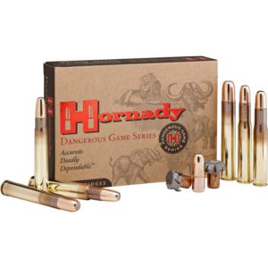 Hornady Dangerous Game .500 Nitro Express Ammunition 20 Rounds 570 Grain DGX Projectile 2150 fps