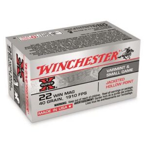 22 WMR- Winchester Super X- 22 Win Mag - 40 Grain- 1000 Rounds